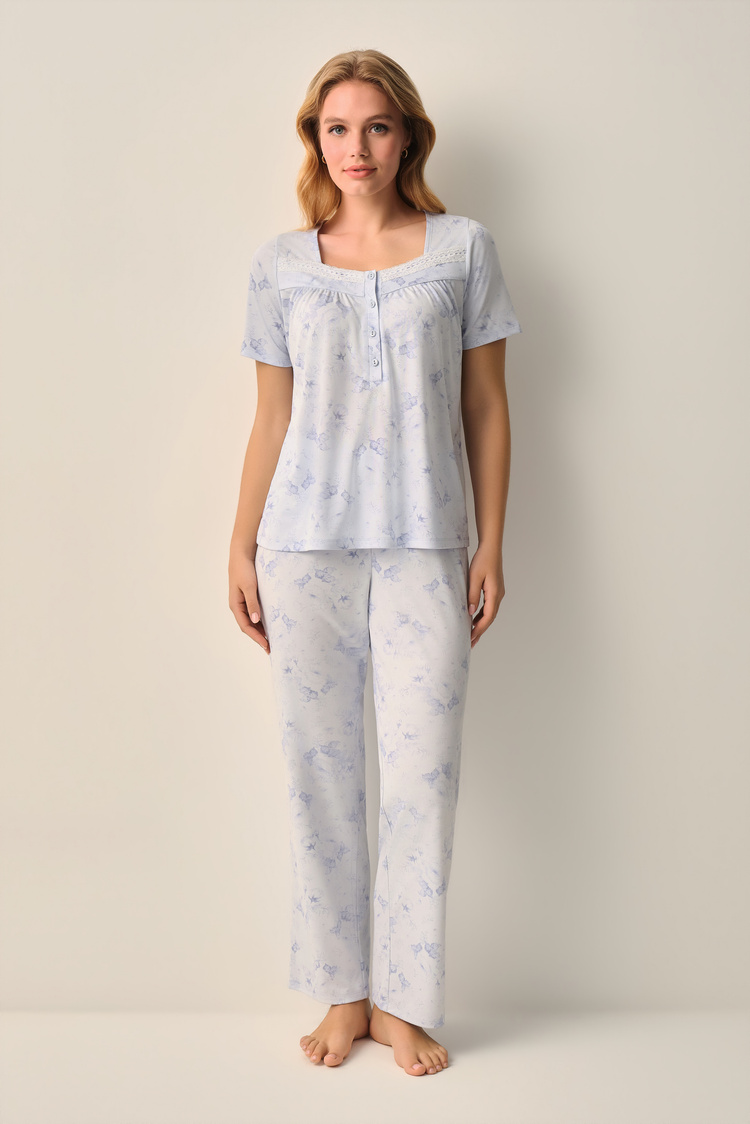 Blue Print Rowena Pyjamas Set