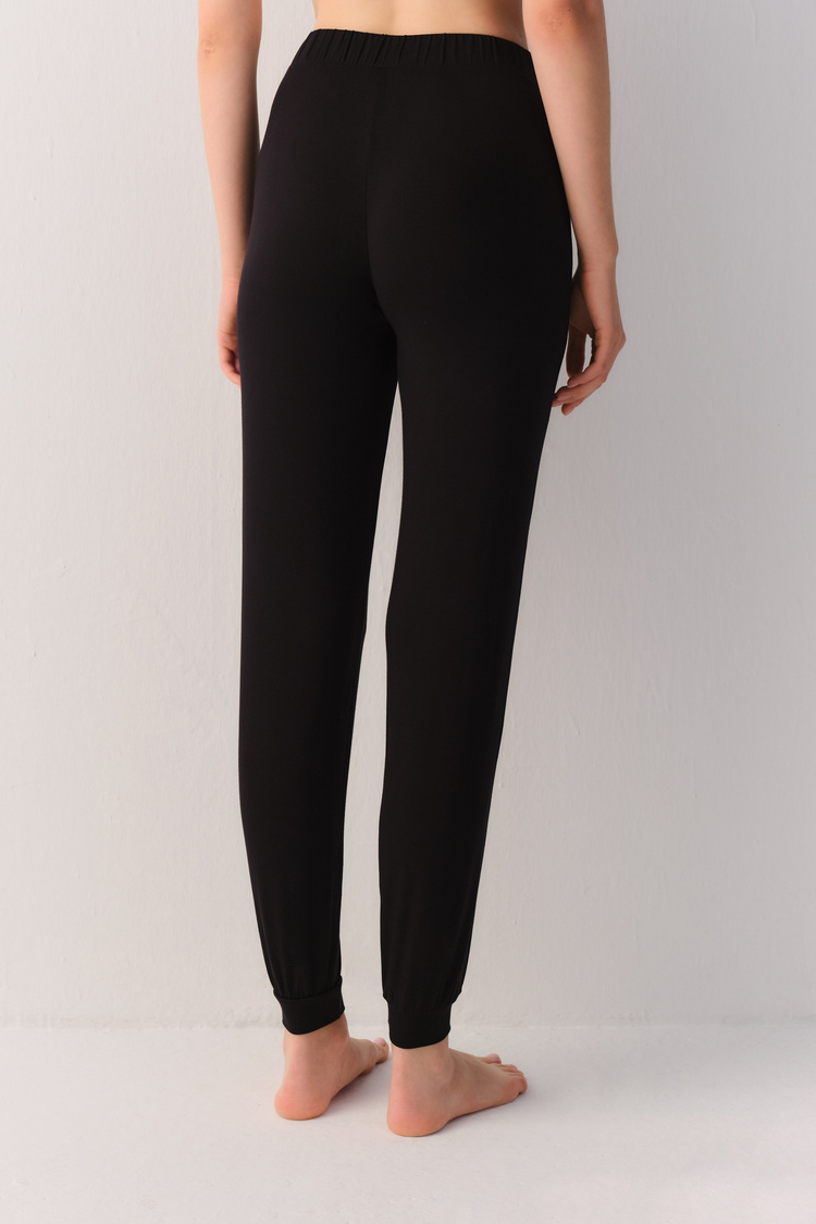 Siyah Modal Luxe Pantolon