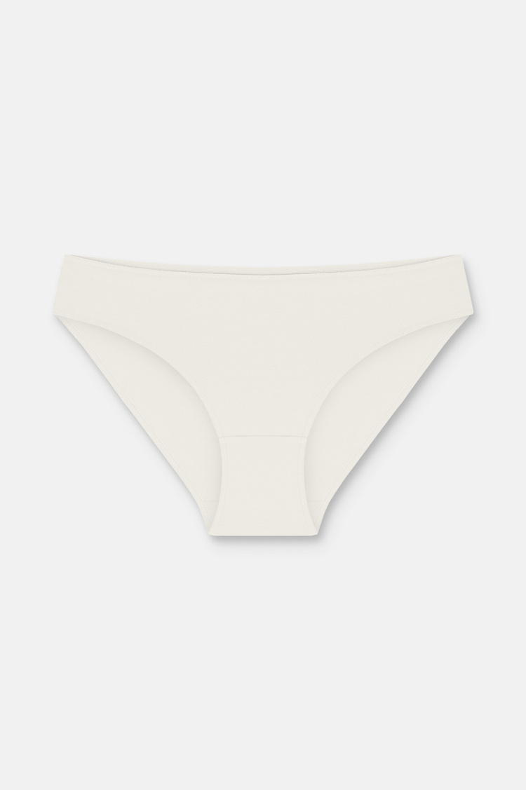 Ecru / Cappucino / Pink 3 P Basic Cotton Slip