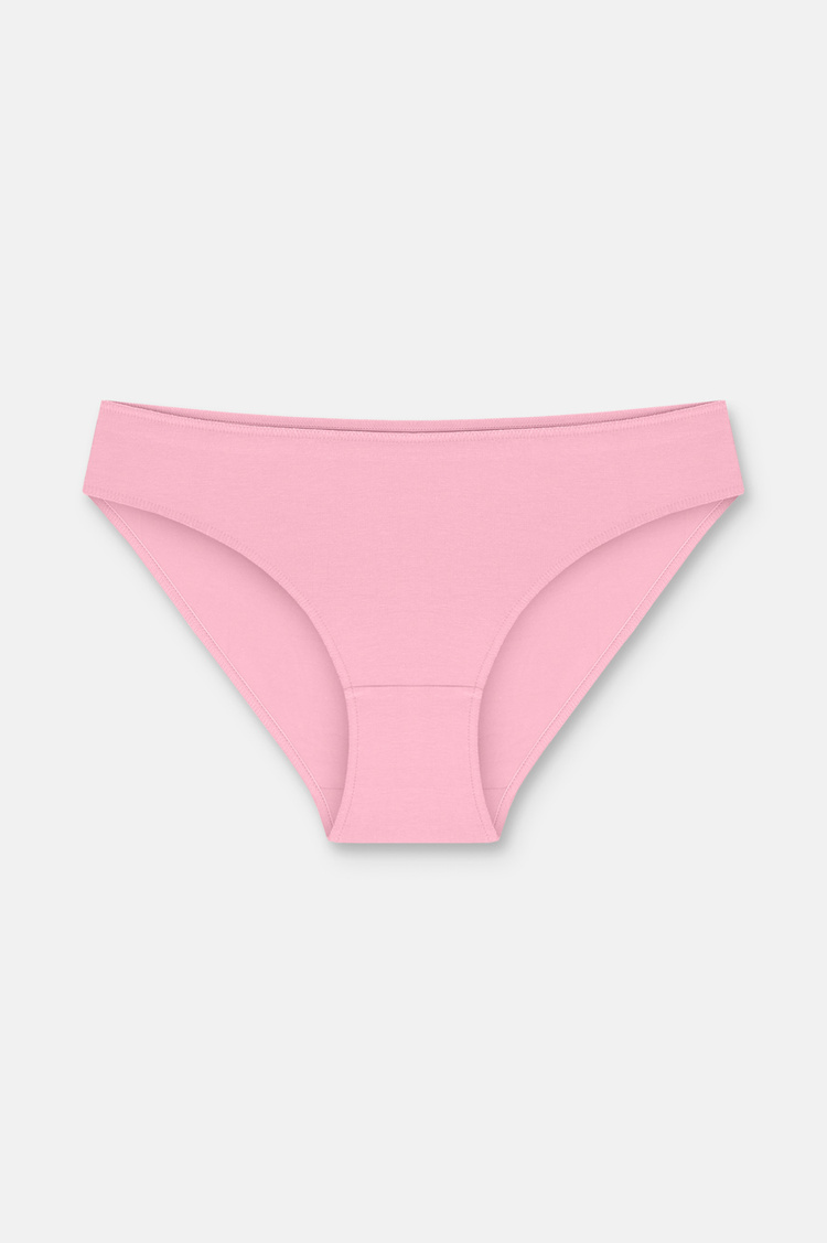 Ecru / Cappucino / Pink 3 P Basic Cotton Slip