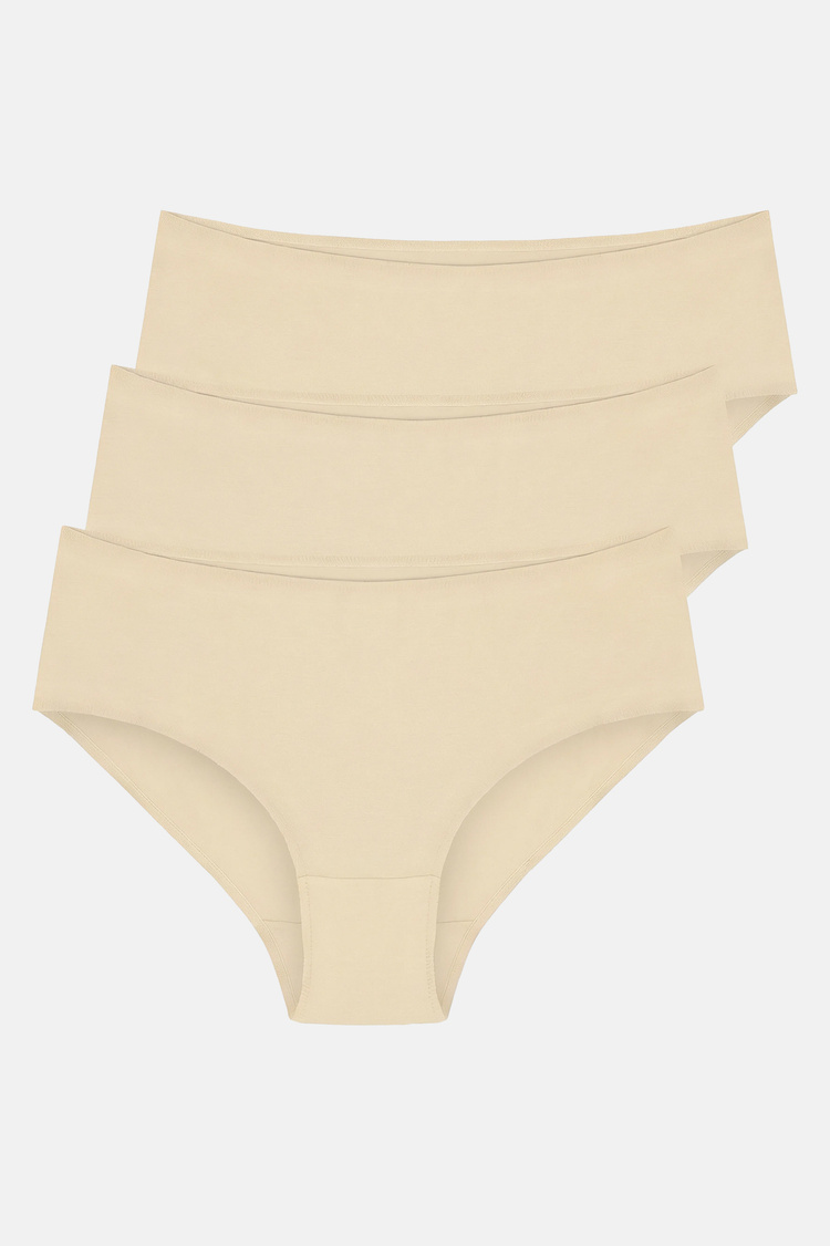 Skin / Skin / Skin 3 P Basic Cotton High Waist Slip