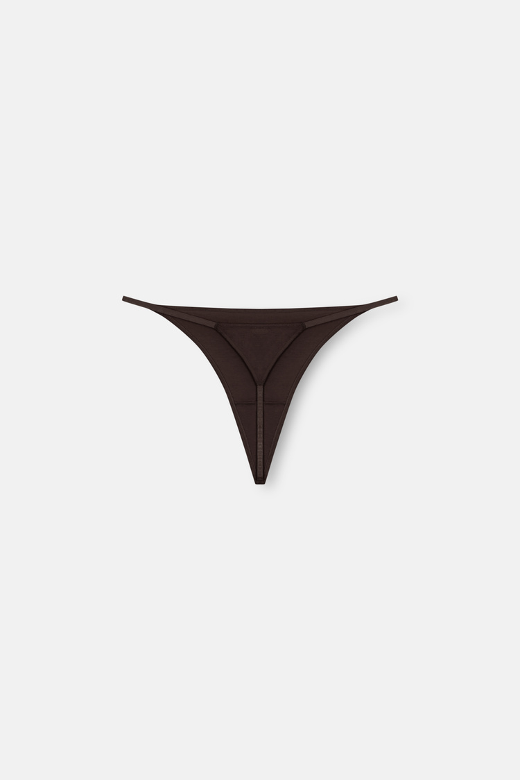 Nude / Brown / Pink 3 P Cotton G-String