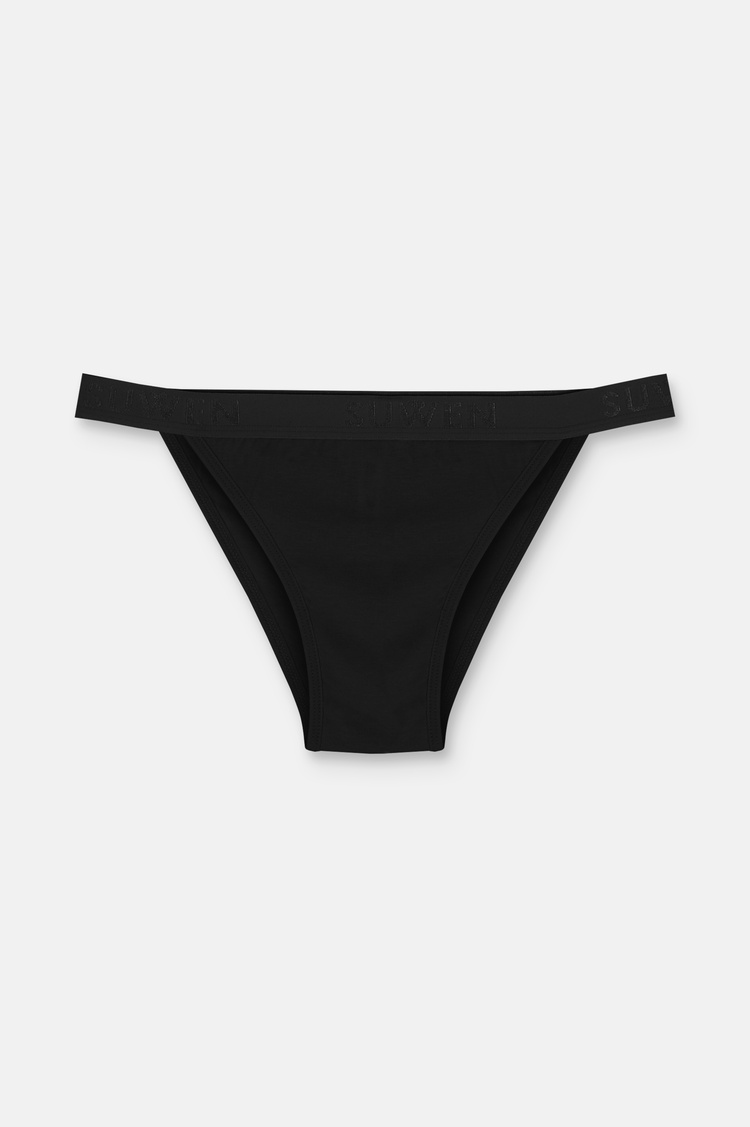 Black / Black / Black 3 P Suwen Elastic Slip
