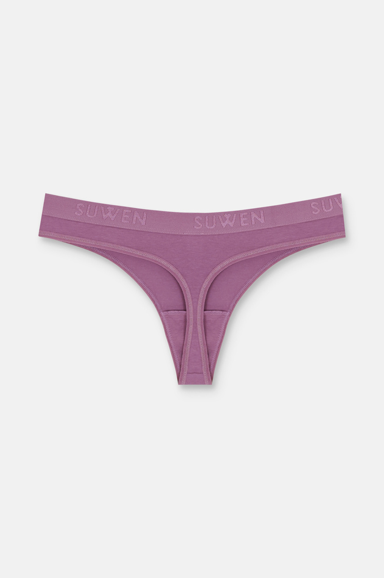 Purple / Pink / Cappucino 3 P Suwen Elastic String