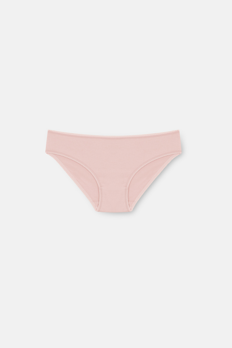 Çiçek Desenli 3'lü Pamuklu Desenli Normal Bel Slip Külot