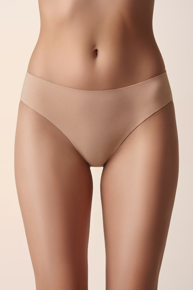Nude / Brown / Rose 3 P Invisible Slip