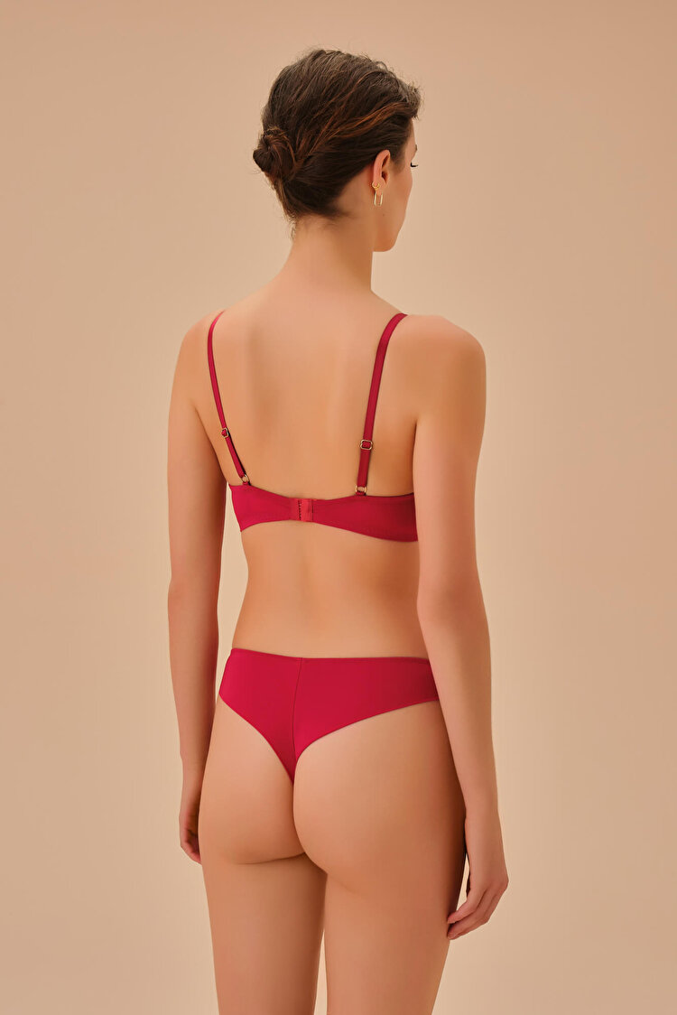 Bordo Sapphire Brazilian String Külot