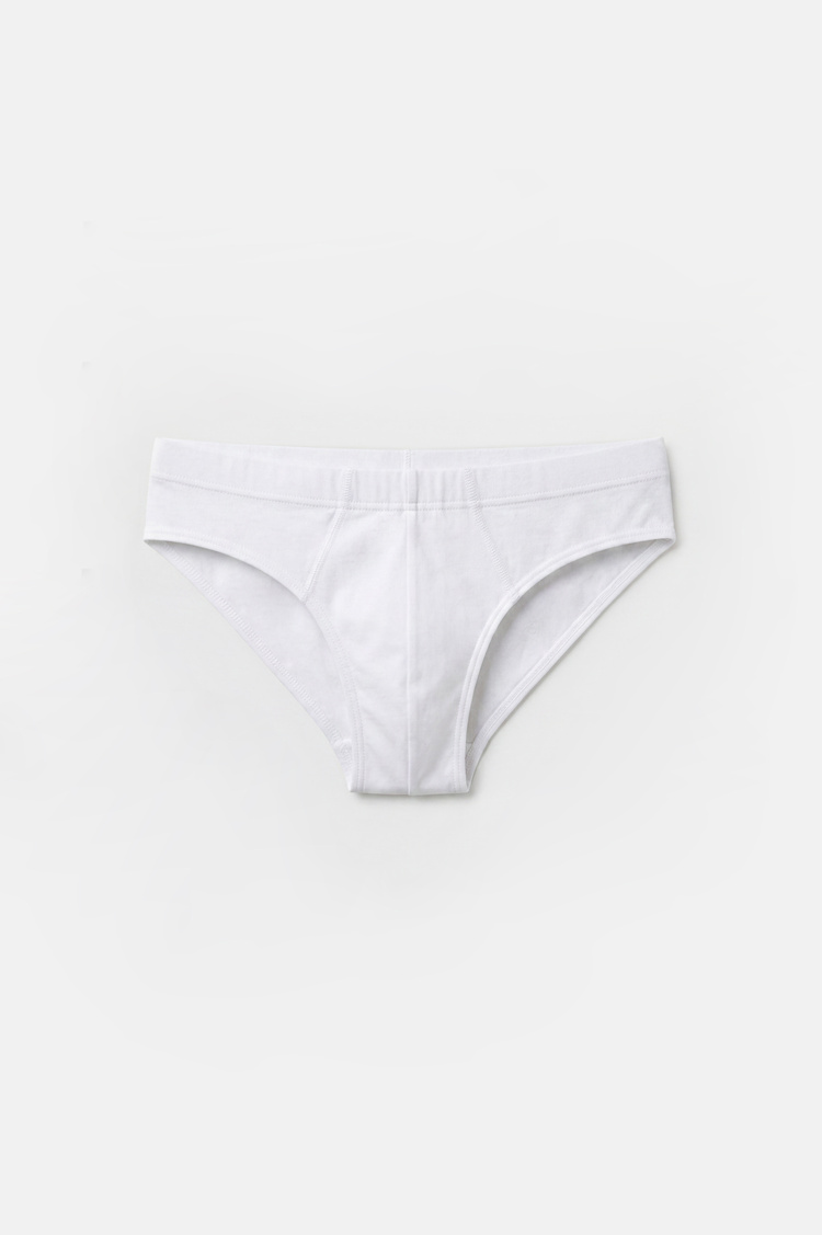 Beyaz Pure Erkek Pamuklu Slip Külot