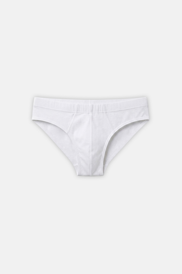 Beyaz Pure Erkek Pamuklu Slip Külot