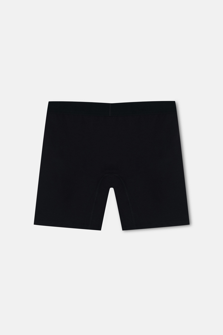 Siyah Authantic Erkek Mikro Modal Uzun Paça Boxer