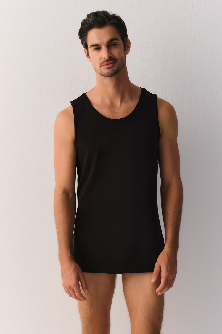 Siyah Smart Cotton Modal Atlet