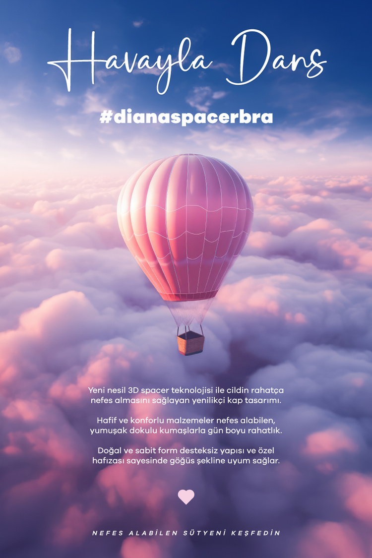 Black Diana Spacer Balconette Bra