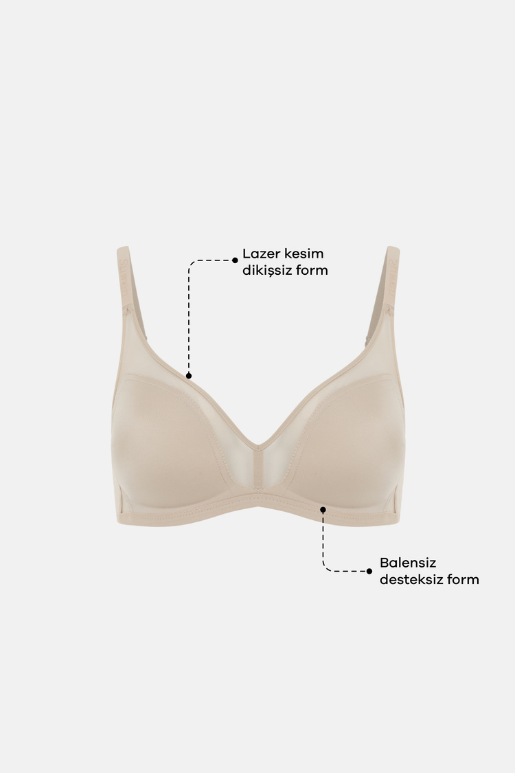 Skin Invisible Tulle Bra