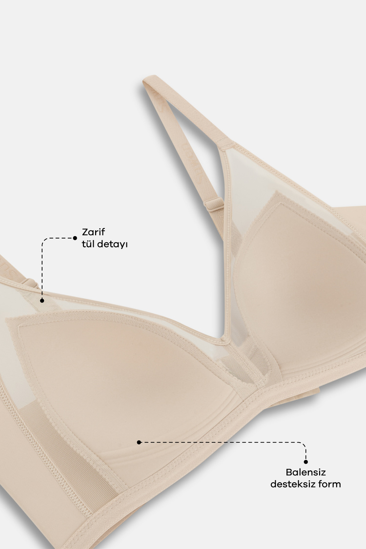 Skin Invisible Tulle Bra