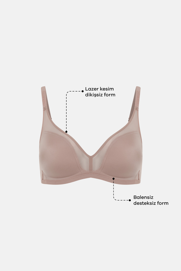 Visone Invisible Tulle Bra
