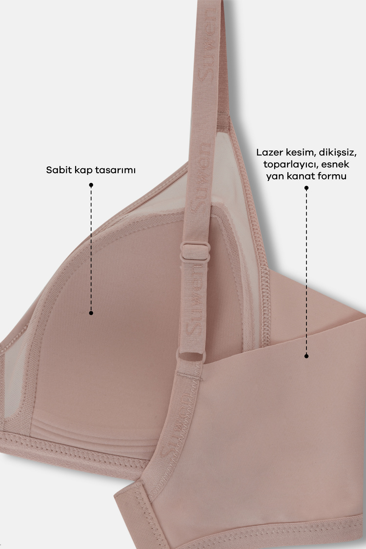 Visone Invisible Tulle Bra