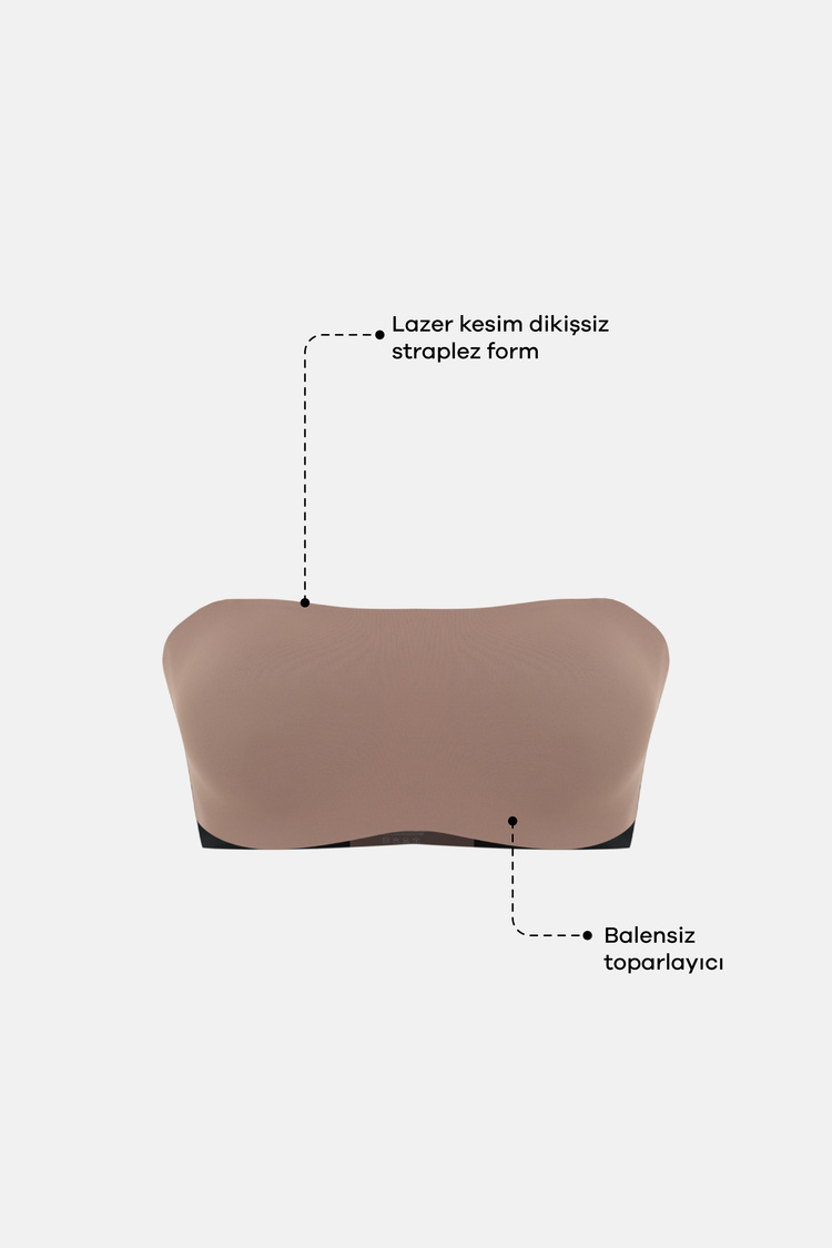 Nude Invisible Hold Up Strapless Bra