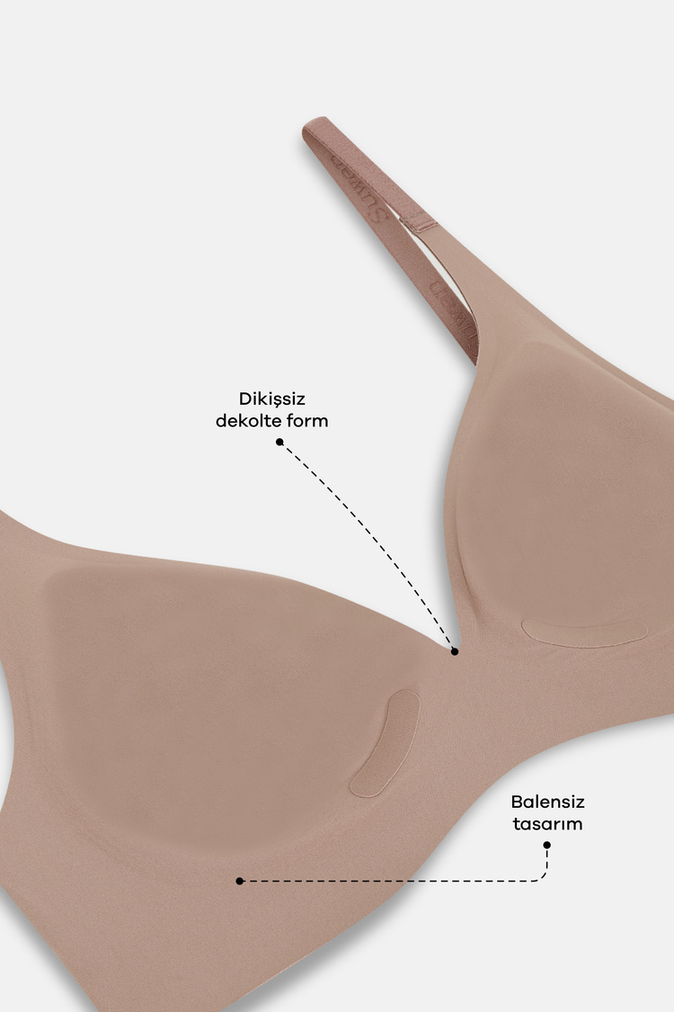 Nude Invisible Plunge Bra