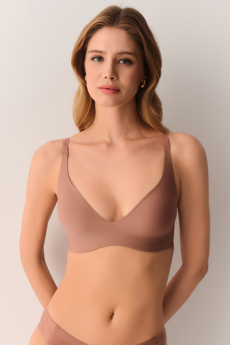 Nude Invisible Plunge Bra