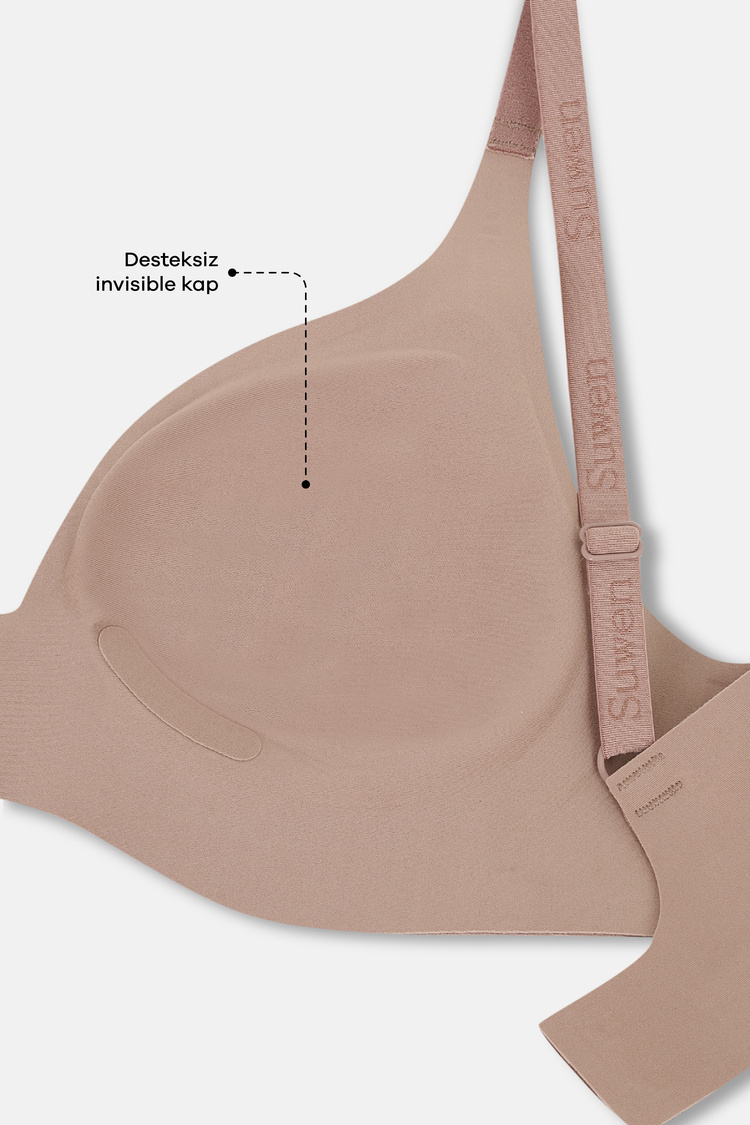 Nude Invisible Plunge Bra