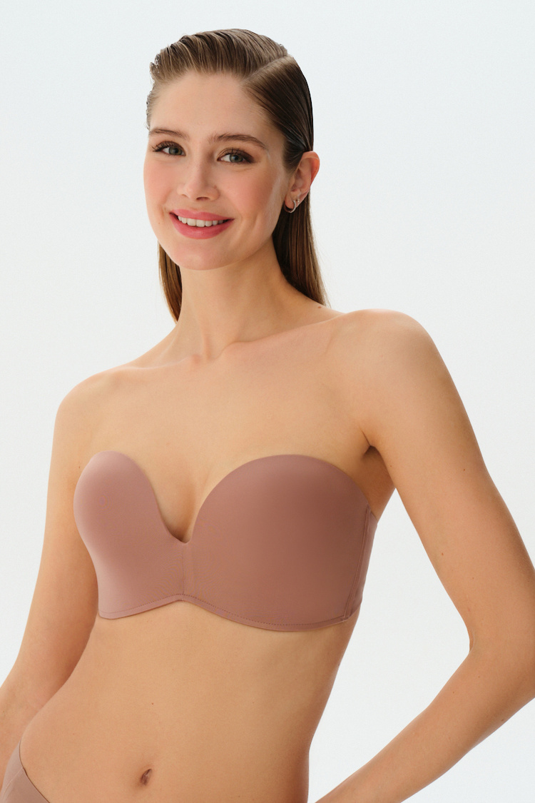 Visone Hands Up Strapless Bra