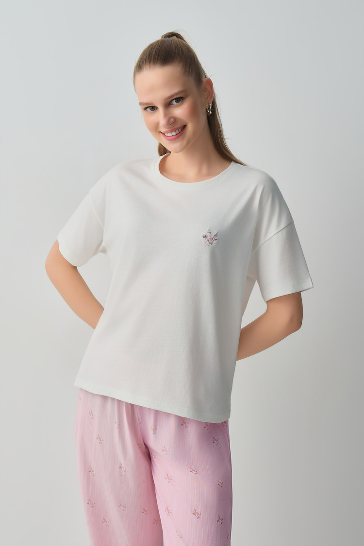 Pink Line Jade Pyjamas Set