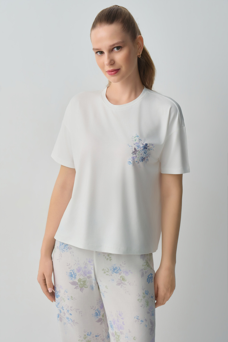Flower Print Aria Pyjamas Set