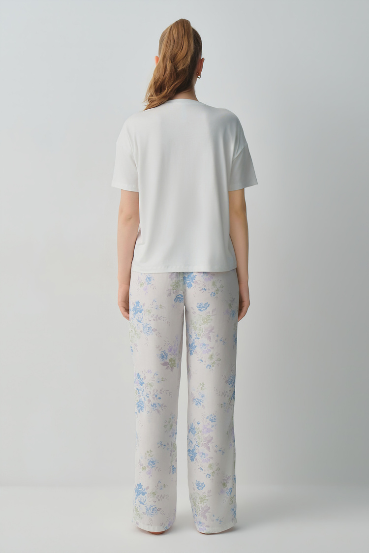 Flower Print Aria Pyjamas Set