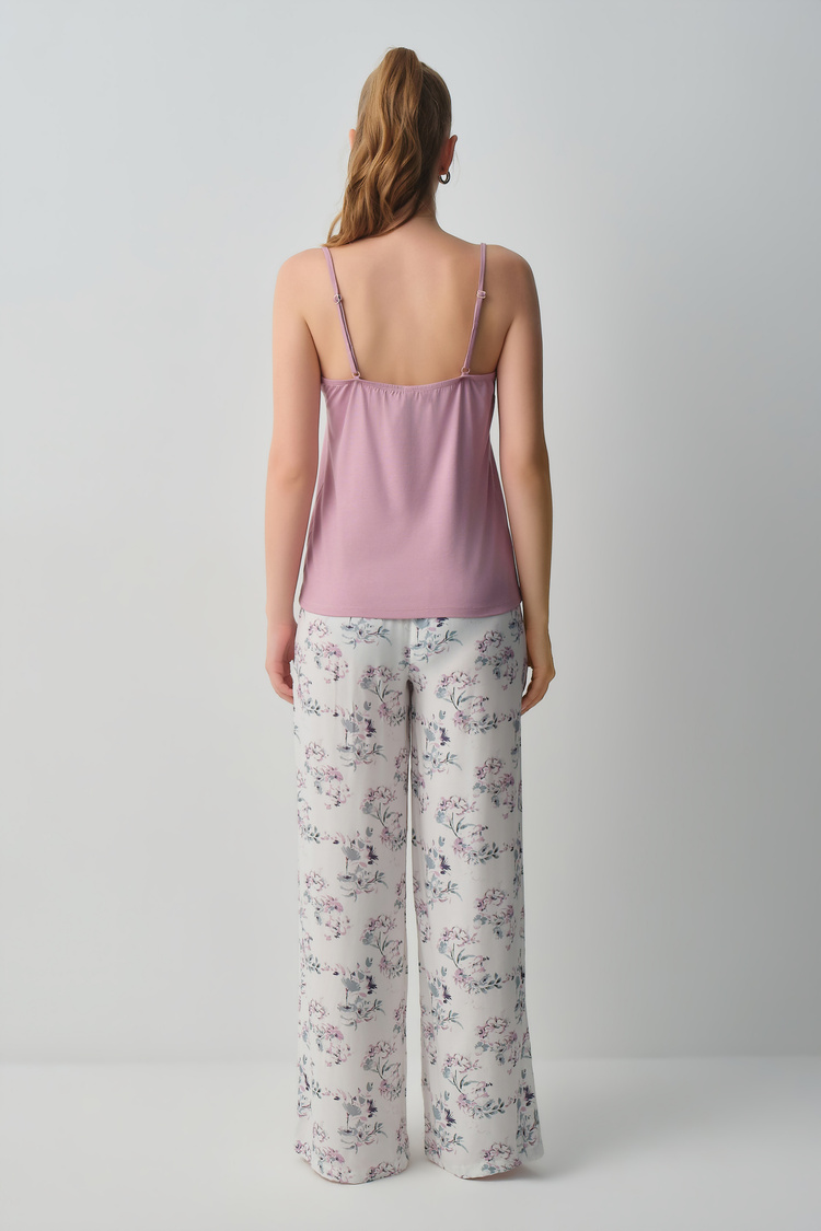 Flower Print Flower Top-Supant
