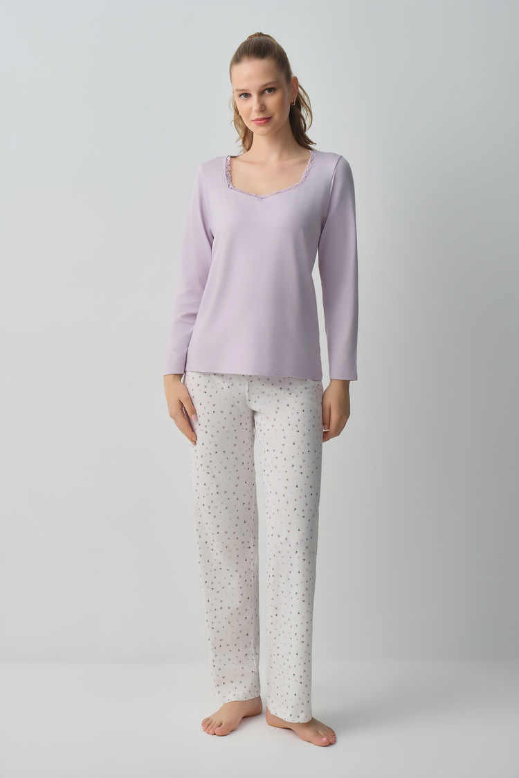 Ecru Print Amara Pyjamas Set