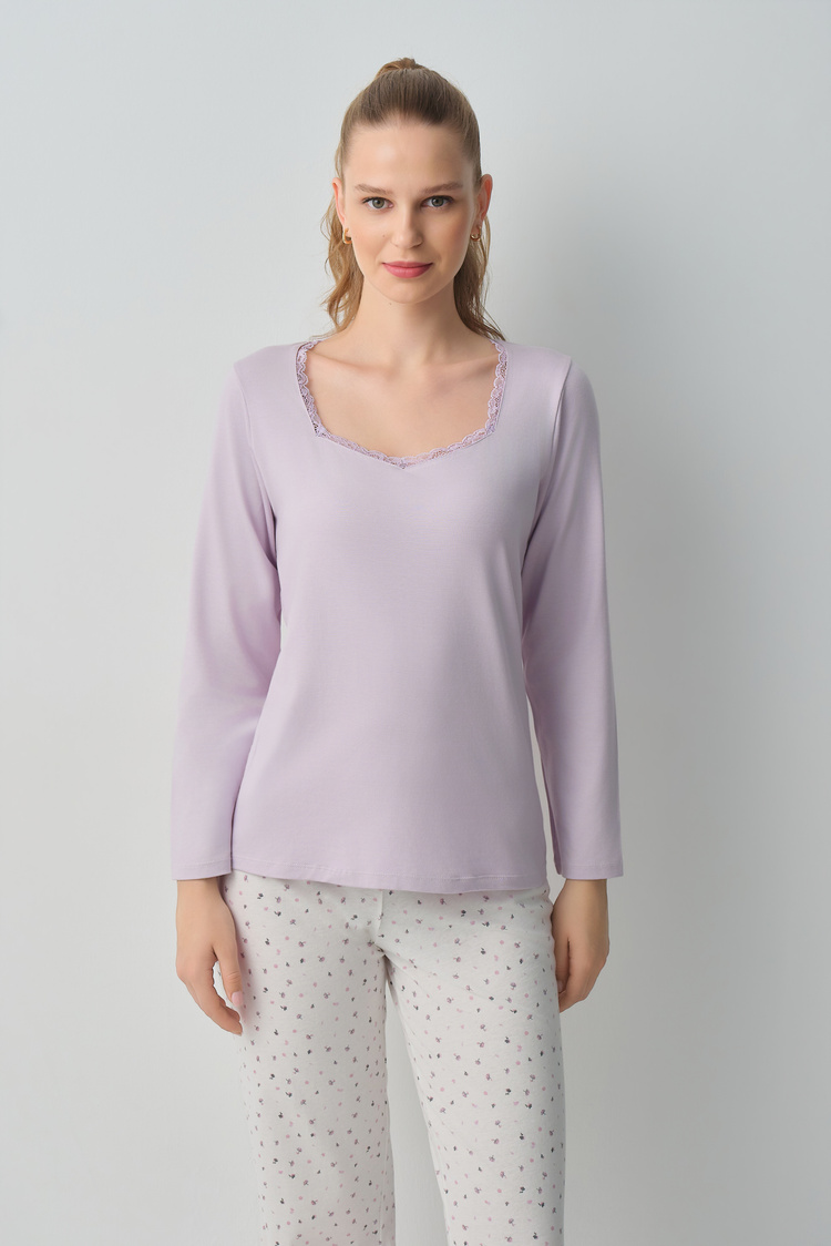 Ecru Print Amara Pyjamas Set