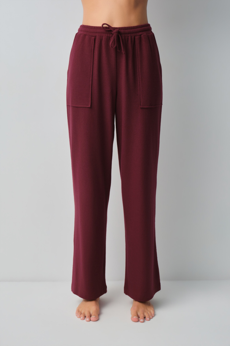 Plum Comfort Sweatshirt Pyjamas Set