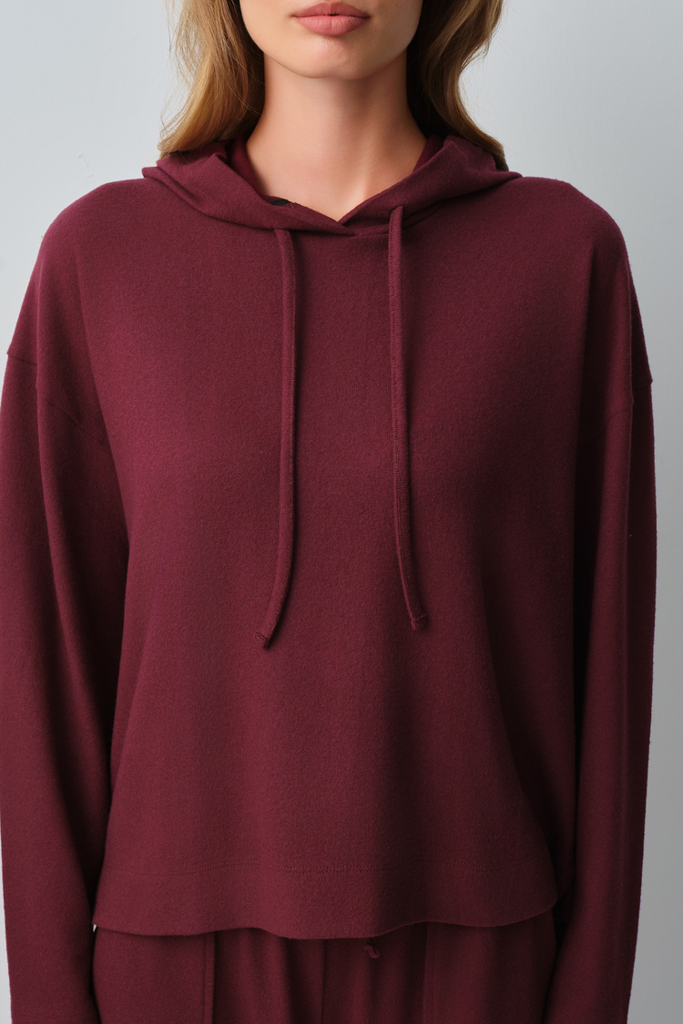 Plum Comfort Sweatshirt Pyjamas Set