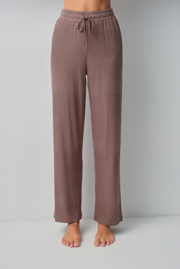 Cappuccino Comfort Geniş Yaka Pijama Takımı