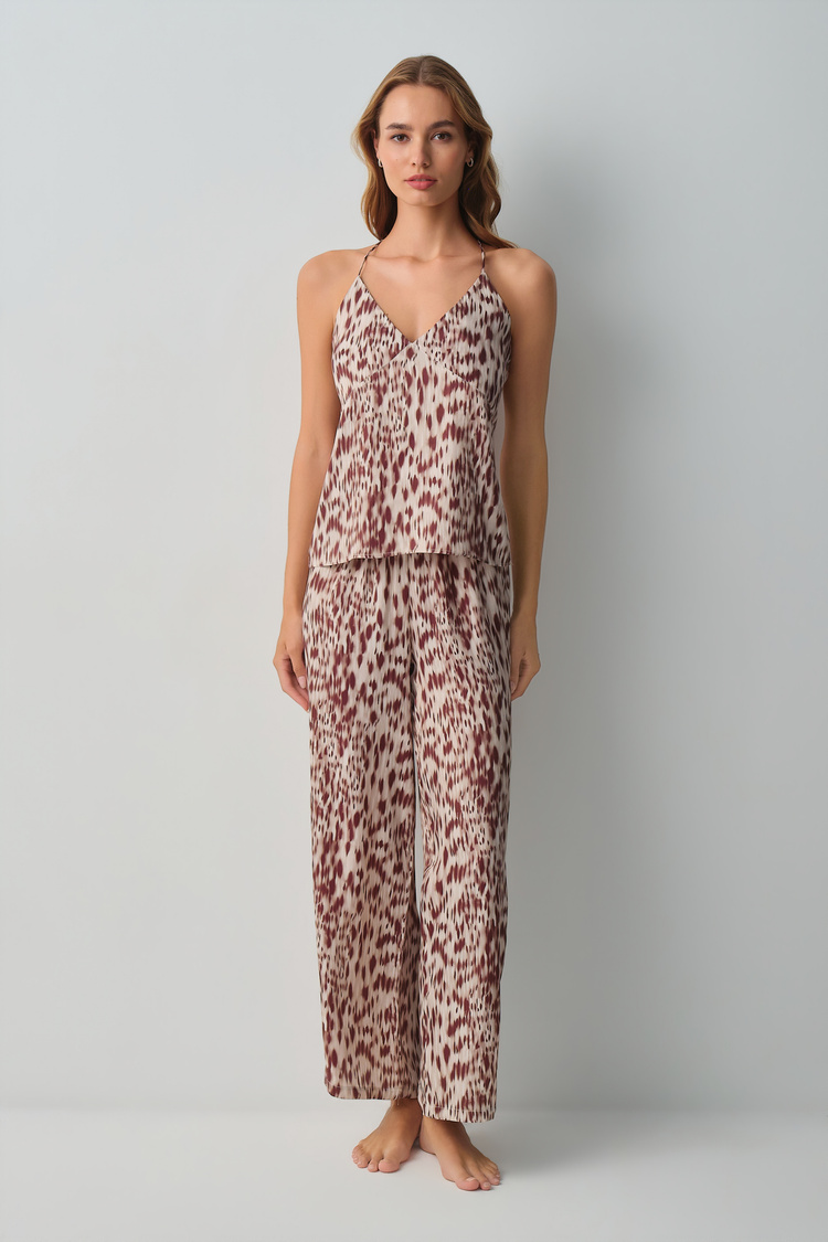 Leopard Print Leo Top-Supant Set