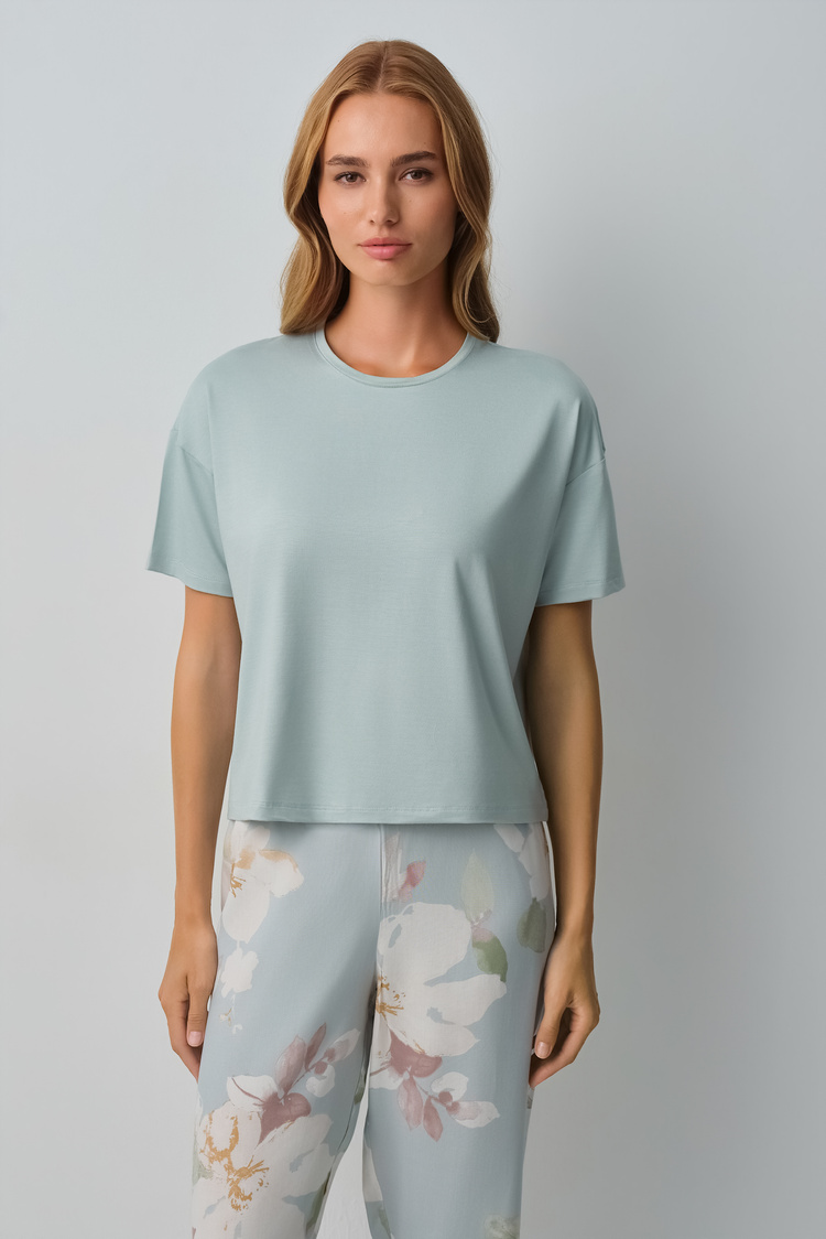 Mint Print Sofia Pyjamas Set