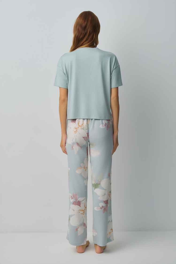 Mint Print Sofia Pyjamas Set
