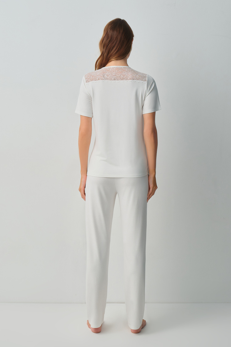 Ecru Pearl Mama Pyjamas Set