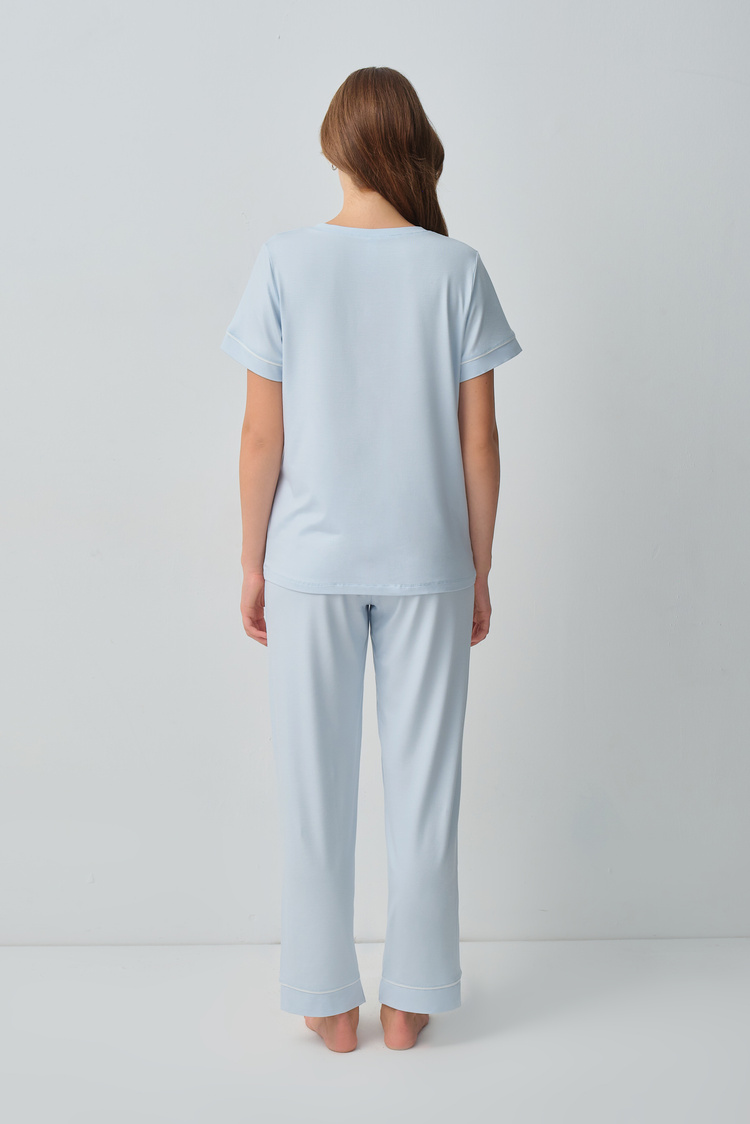Blue Emma Pyjamas Set