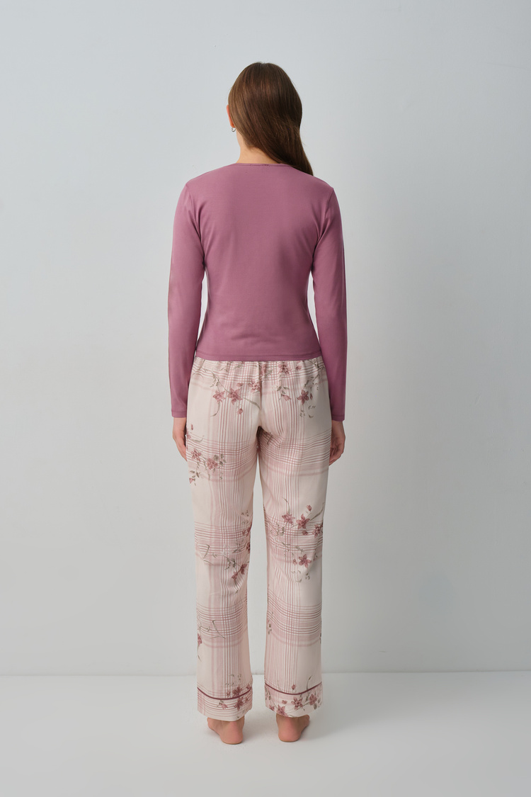 Cream Print Siera Pyjamas Set