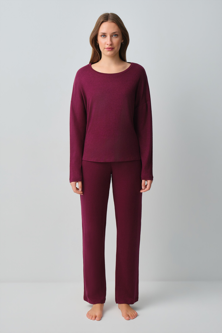 Plum Comfort Pyjamas Set