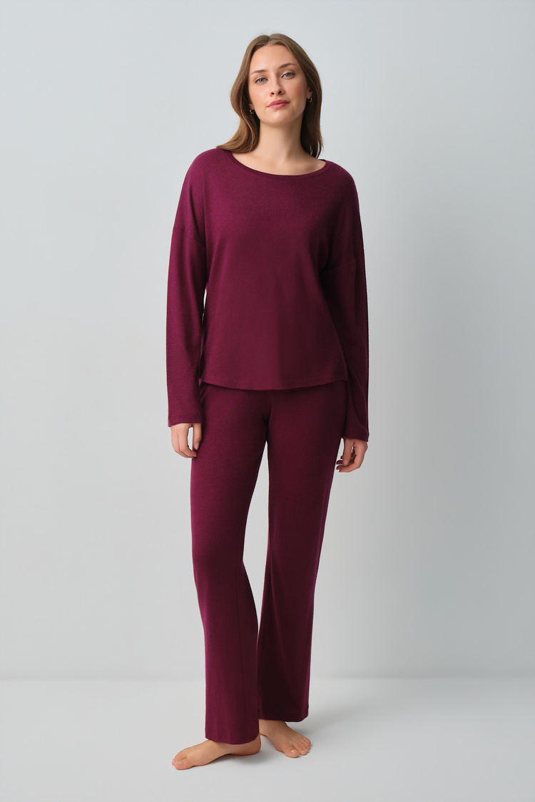 Plum Comfort Pyjamas Set