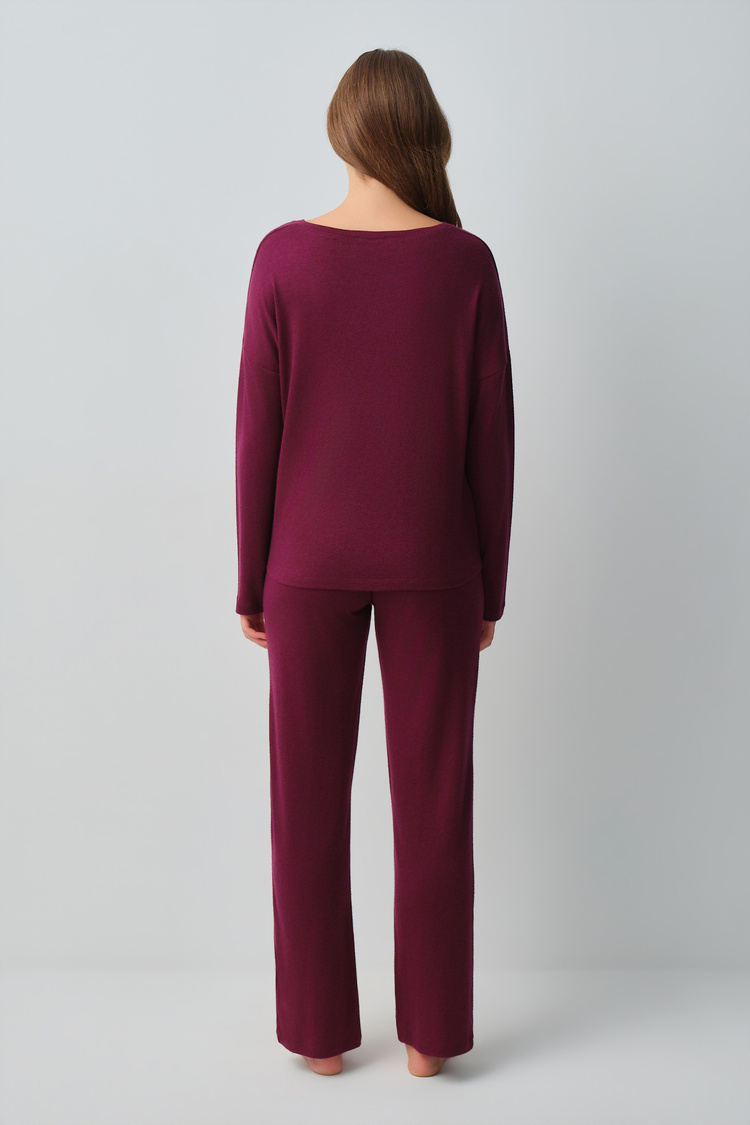Plum Comfort Pyjamas Set