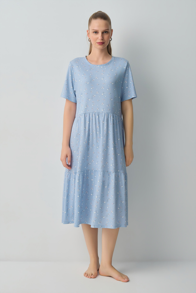 Blue Print Mina Daily Printed Dress