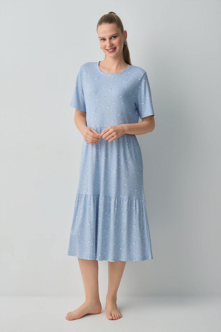 Blue Print Mina Daily Printed Dress