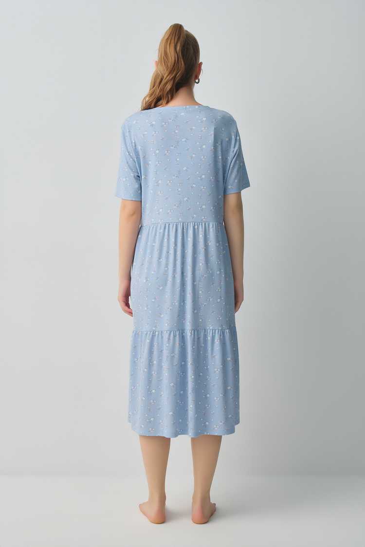 Blue Print Mina Daily Printed Dress