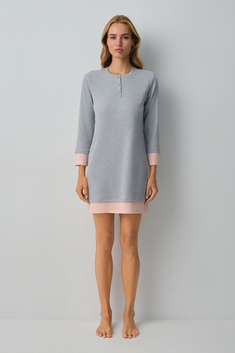 Gray Melange Lulusu Nightie