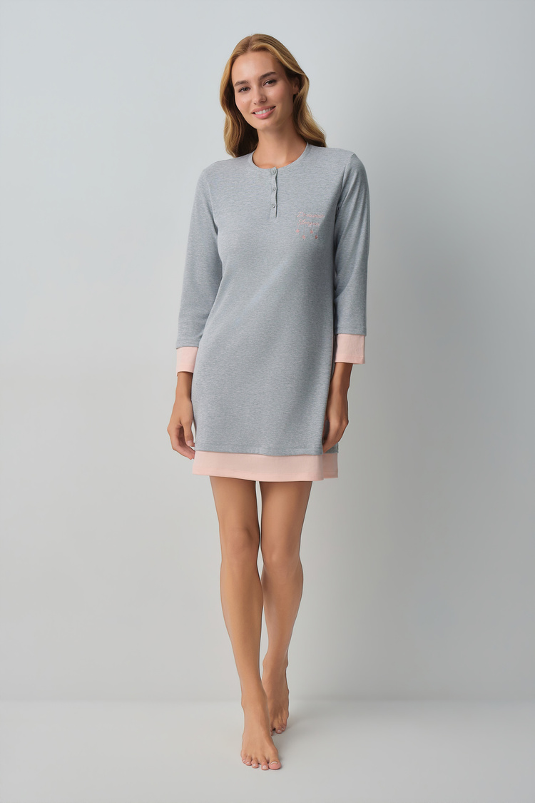 Gray Melange Lulusu Nightie