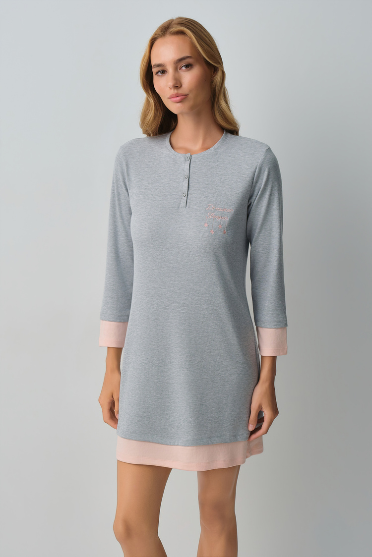Gray Melange Lulusu Nightie