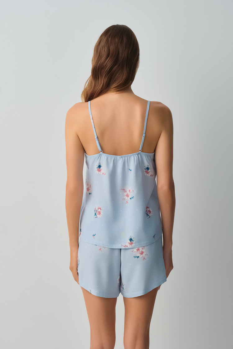 Blue Print Bliss Top-Short Set